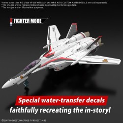 MACROSS - HG 1/100 VF-25F Messiah Valkyrie Water Decals - Model Kit  2