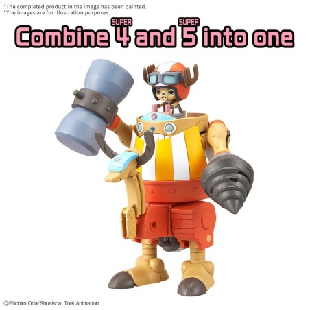 ONE PIECE- Chopper Robo Supper 4&5 Kung Fu ...& Walk Hopper -Model Kit 