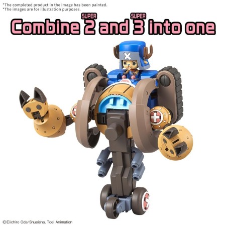 ONE PIECE- Chopper Robo Supper 2&3 Heavy Armor & Horn Dozer -Model Kit 
