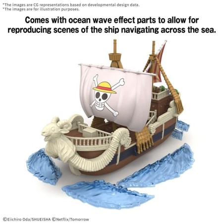 ONE PIECE - Grand Ship Collection Going Merry "Netflix" - Model Kit 