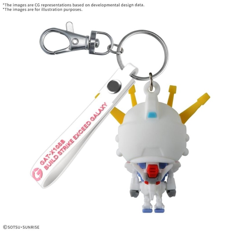 GUNDAM - Build STPLA-KUN - 3D Rubber Mascot Keychain 