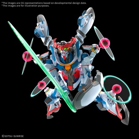 GUNDAM - HG 1/144 GQuuuuuuX (Endymion Unit Awakened) - Model Kit 