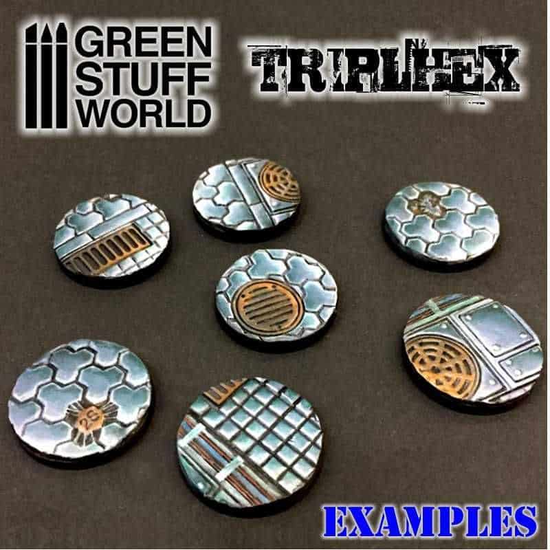 Rouleaux texturés - HEXAGONES TRIPLE