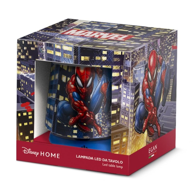 SPIDER-MAN - Lampe de Bureau LED Rechargeable - 11cm 
