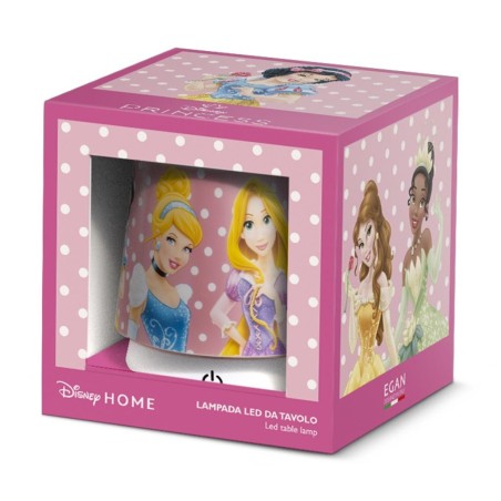 PRINCESSES - Lampe de Bureau LED Rechargeable - 11cm 