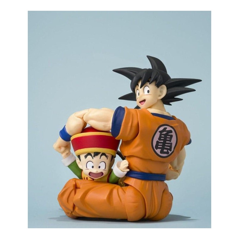 DRAGON BALL Z - Goku, Gohan & Kintoun -Figurine S.H. Figuarts 14 & 6cm 