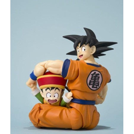 DRAGON BALL Z - Goku, Gohan & Kintoun -Figurine S.H. Figuarts 14 & 6cm 