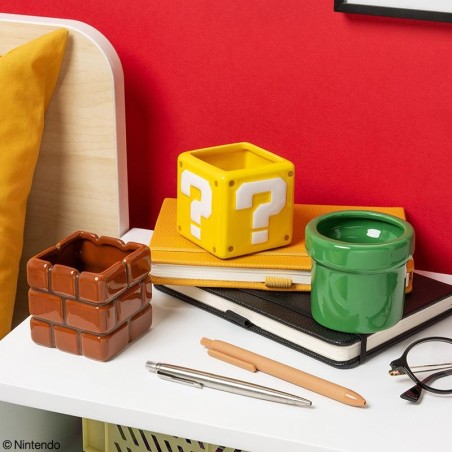 SUPER MARIO - Set de 3 Mini Pots Décoratifs 