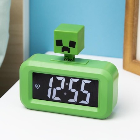 MINECRAFT - Creeper - Reveil avec Mini Figurine 