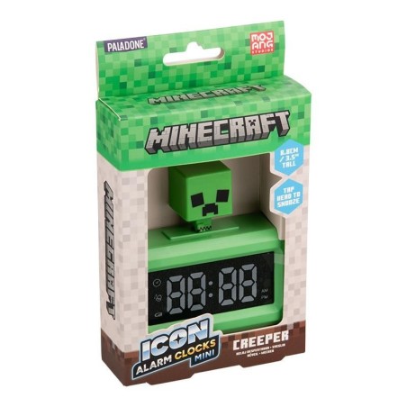 MINECRAFT - Creeper - Reveil avec Mini Figurine 