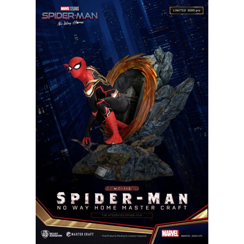 MARVEL - The Integrated Spider-Man -Statuette Master Craft 31.5cm 