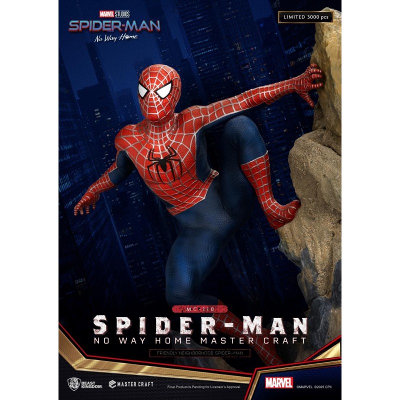 MARVEL - Friendly Neighborhood Spider-Man -Statuette Master Craft 36cm 