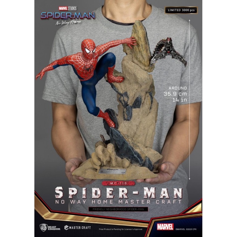 MARVEL - Friendly Neighborhood Spider-Man -Statuette Master Craft 36cm 