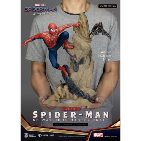 MARVEL - Friendly Neighborhood Spider-Man -Statuette Master Craft 36cm 