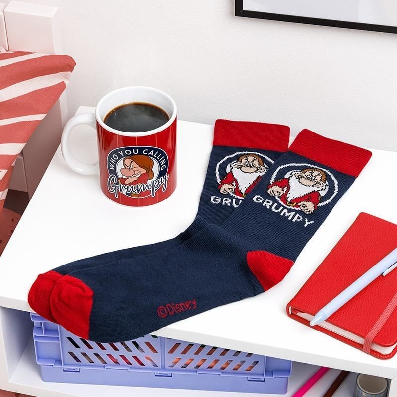 BLANCHE NEIGE - Grincheux - Mug et Chaussettes 