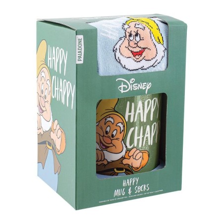 BLANCHE NEIGE - Joyeux - Mug et Chaussettes 