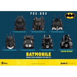DC - Batman series Batmobile Pull Back Car - Set 6 Fig. Blind Box 5cm  2