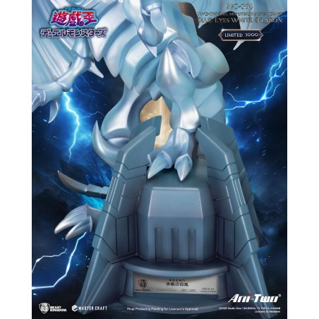 YU-GI-OH - Dragon Blanc Aux Yeux Bleus - Statuette Master Craft 37cm 