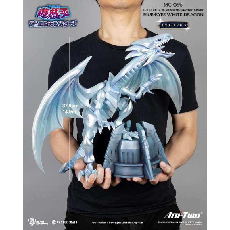 YU-GI-OH - Dragon Blanc Aux Yeux Bleus - Statuette Master Craft 37cm 