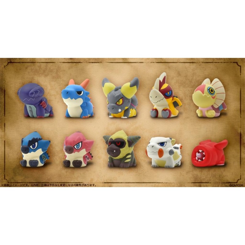 MONSTER HUNTER - Figure Builder Finger Puppet 3-5cm (10pc) 