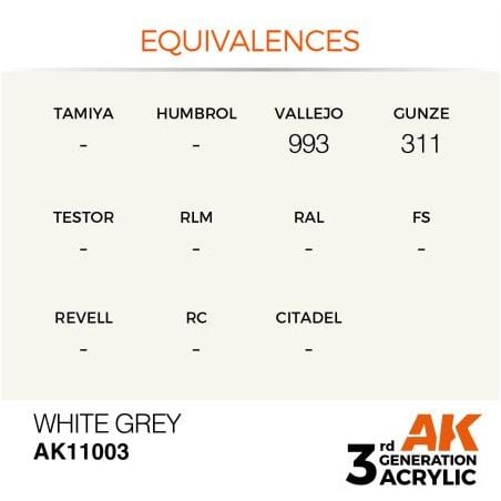 White Grey 17ml