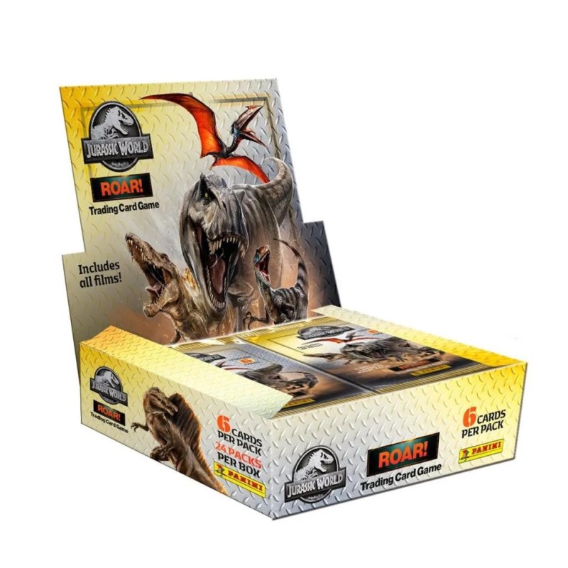JURASSIC WORLD - Panini Display 24 Pochette 6 Trading cards 