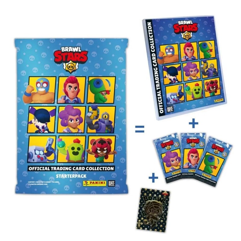 BRAWL STAR - Panini Trading cards (1 col + 2 poch + 1 Ed lim.) - EN 