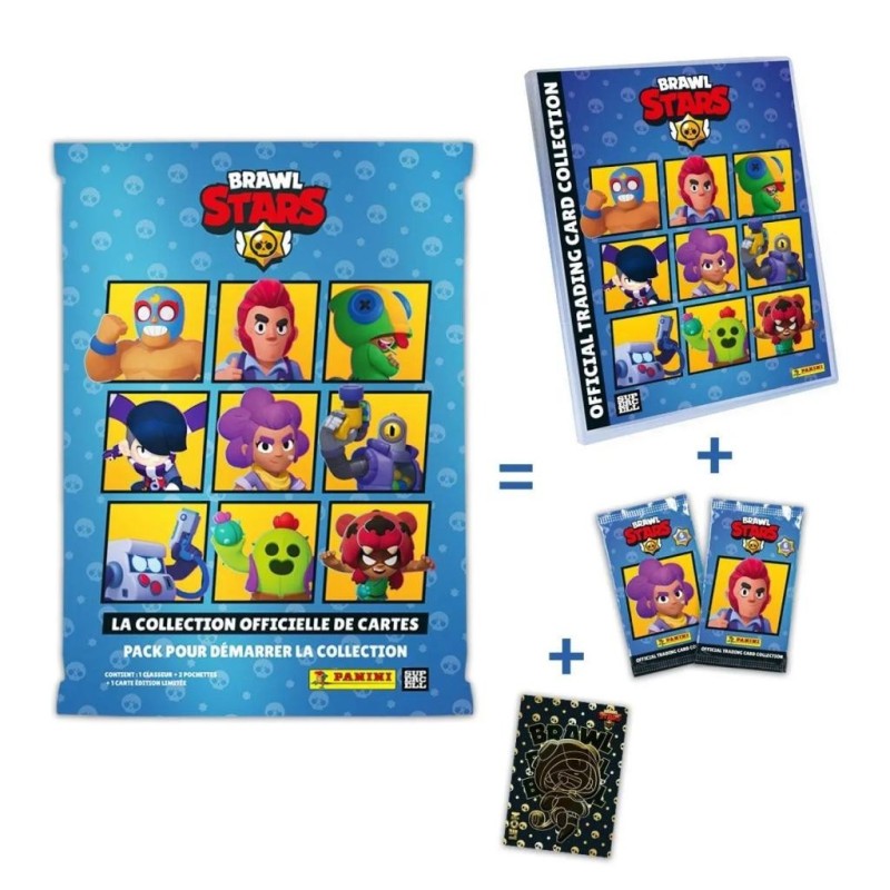 BRAWL STAR - Panini Trading cards (1 col + 2 poch + 1 Ed lim.) - FR 