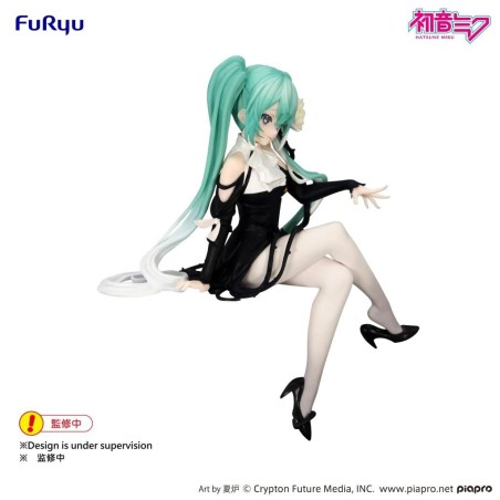 HATSUNE MIKU - Flower Fairy White Rose - Statuette Noodle Stopper 14cm 