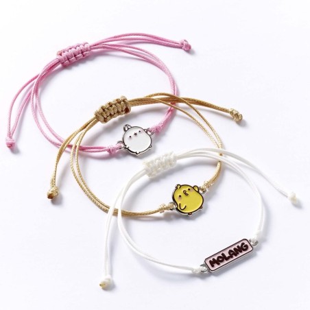 MOLANG & Piu Piu - Set de 3 Bracelets de l'Amitité 
