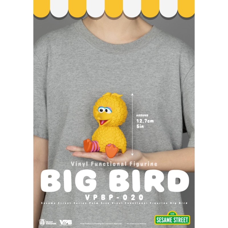 SESAME STREET - Big Bird - Tirelire Palm Size 12.7cm 