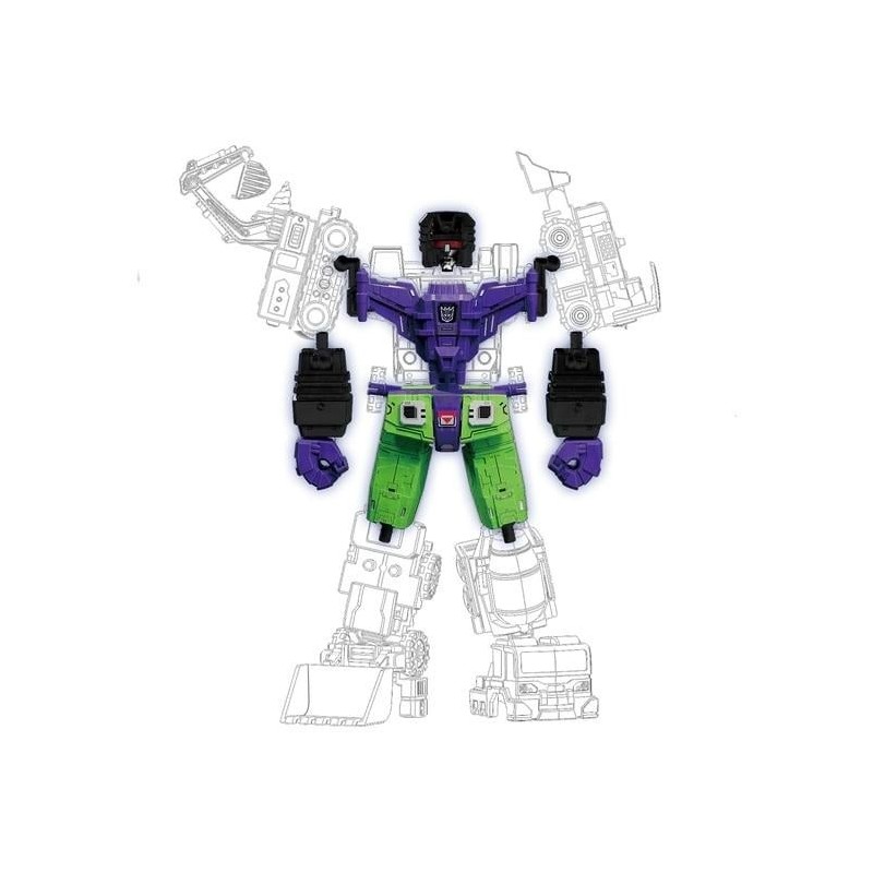 TRANSFORMERS -Devastator Comb. Acc. - Model Kit Defender Vers. Blokees 