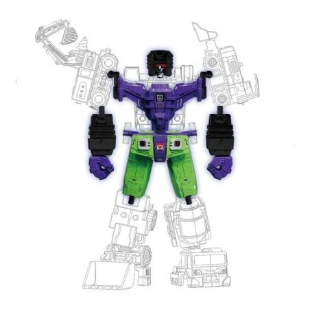 TRANSFORMERS -Devastator Comb. Acc. - Model Kit Defender Vers. Blokees 