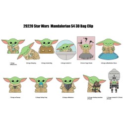 MANDALORIAN - Best of Grogu - 3D Foam Bag Clip (Display 24 Pcs)  2