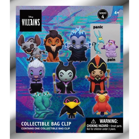 VILLAINS - Series 3 - 3D Foam Bag Clip (Display 24 Pcs) 