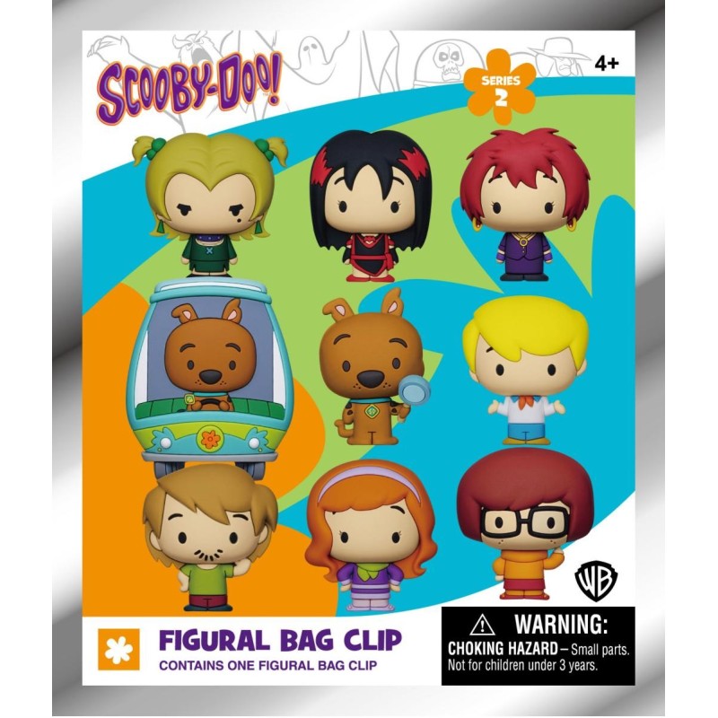 SCOOBY DOO - Series 2 - 3D Foam Bag Clip (Display 24 Pcs) 