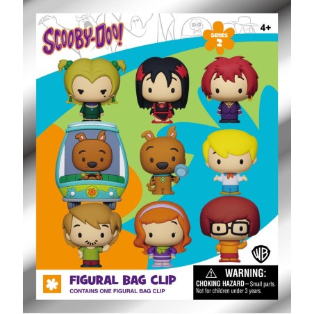 SCOOBY DOO - Series 2 - 3D Foam Bag Clip (Display 24 Pcs) 