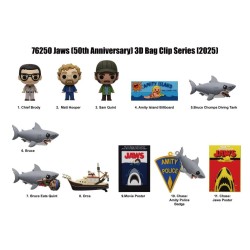 JAWS 50TH ANNIVERSARY - Series 1 - 3D Foam Bag Clip (Display 24 Pcs)  2