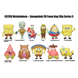 NICKELODEON - Series 5 - 3D Foam Bag Clip (Display 24 Pcs)  2