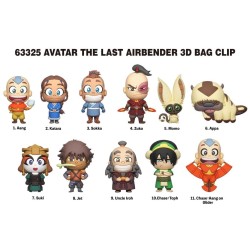AVATAR LAST AIRBENDER - Series 1 - 3D Foam Bag Clip (Display 24 Pcs)  2