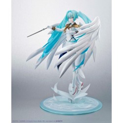 GUNDAM X HATSUNE MIKU - Lucra Miku x Wing Gundam Zero - Statuette 27cm  2