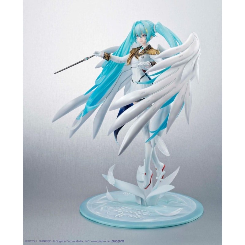 GUNDAM X HATSUNE MIKU - Lucra Miku x Wing Gundam Zero - Statuette 27cm 