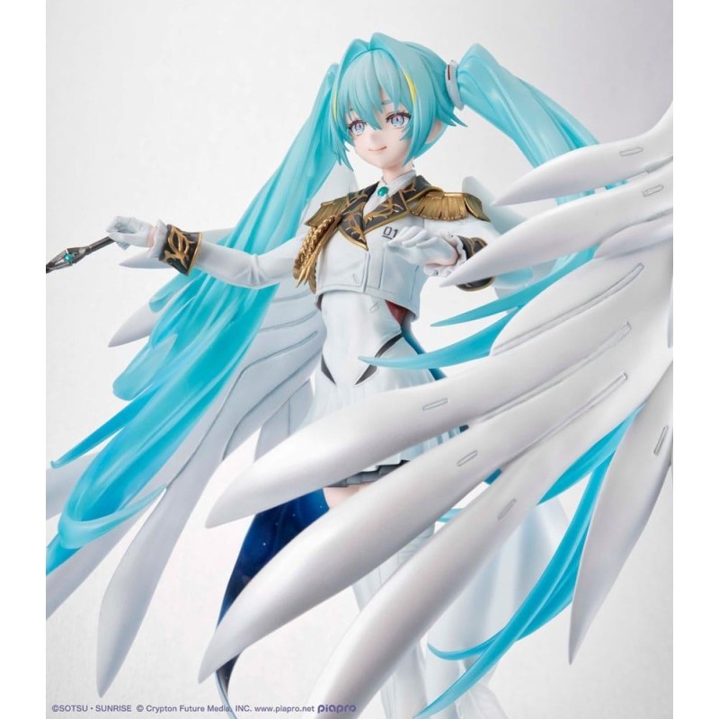 GUNDAM X HATSUNE MIKU - Lucra Miku x Wing Gundam Zero - Statuette 27cm 