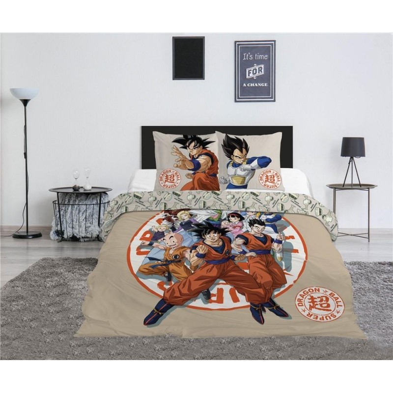 DRAGON BALL SUPER - Parure de lit 240x220cm + 2x65x65cm 