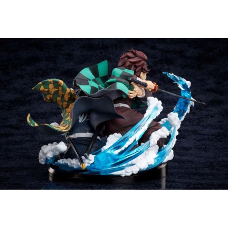 DEMON SLAYER - Tanjiro & Giyuu - Statuette 13cm 