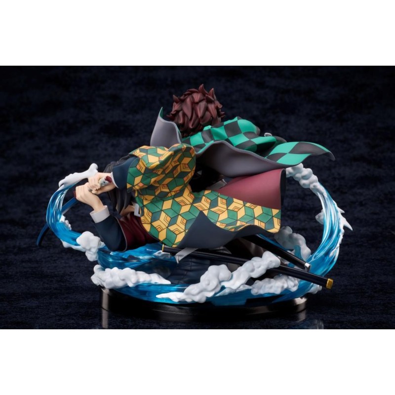 DEMON SLAYER - Tanjiro & Giyuu - Statuette 13cm 
