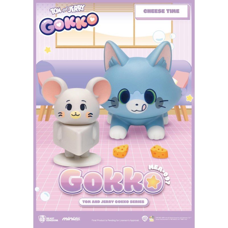 TOM & JERRY - Gokko series - Set 6 Figurine Blind Box 5cm 