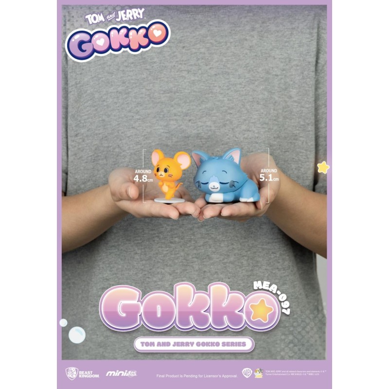TOM & JERRY - Gokko series - Set 6 Figurine Blind Box 5cm 