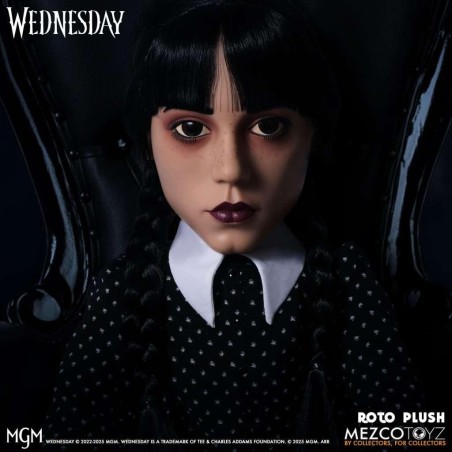 MERCREDI - Poupée Mercredi Addams MDS Roto - 45cm 