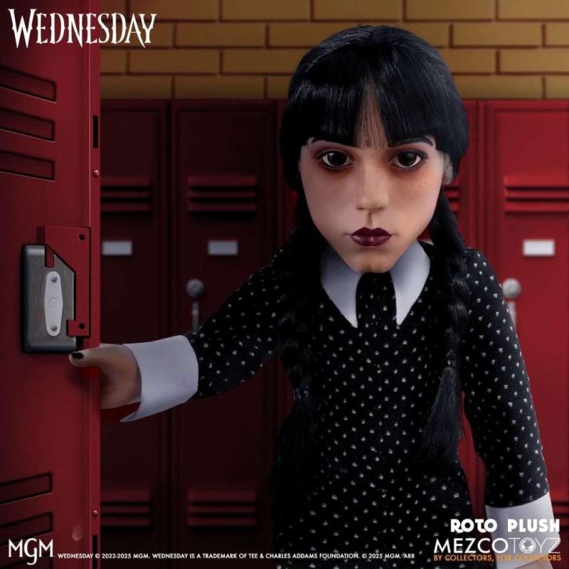 MERCREDI - Poupée Mercredi Addams MDS Roto - 45cm 